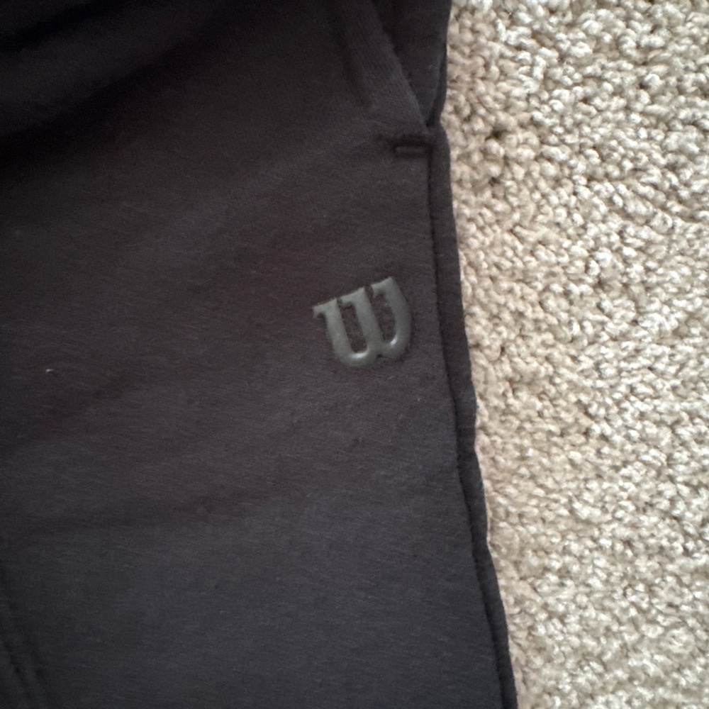 Wilson Black Kids Bottoms with Small Logo